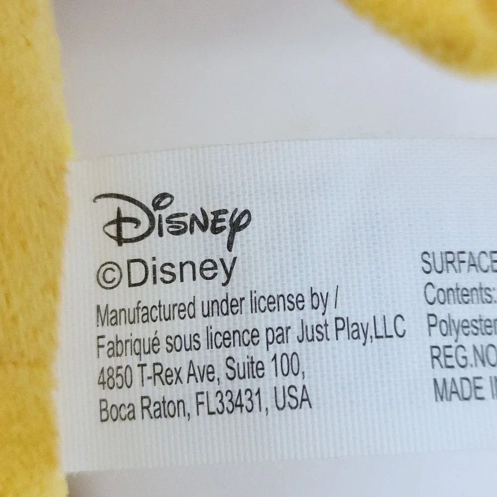 Disney Lion‎ King Simba Plush Stuffed Animal Just Play Yellow 10 inch